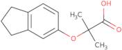 2-(2,3-Dihydro-1H-inden-5-yloxy)-2-methylpropanoic acid