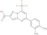 5-(3,4-Dimethylphenyl)-7-(trifluoromethyl)pyrazolo[1,5-a]pyrimidine-2-carboxylic acid