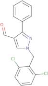 1-(2,6-Dichlorobenzyl)-3-phenyl-1H-pyrazole-4-carbaldehyde