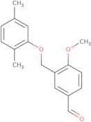 3-[(2,5-Dimethylphenoxy)methyl]-4-methoxybenzaldehyde