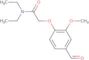 N,N-Diethyl-2-(4-formyl-2-methoxyphenoxy)acetamide