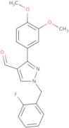 3-(3,4-Dimethoxyphenyl)-1-(2-fluorobenzyl)-1H-pyrazole-4-carbaldehyde