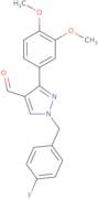 3-(3,4-Dimethoxyphenyl)-1-(4-fluorobenzyl)-1H-pyrazole-4-carbaldehyde