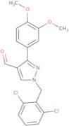 1-(2,6-Dichlorobenzyl)-3-(3,4-dimethoxyphenyl)-1H-pyrazole-4-carbaldehyde