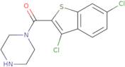1-[(3,6-Dichloro-1-benzothien-2-yl)carbonyl]piperazine