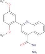 2-(2,5-Dimethoxyphenyl)quinoline-4-carbohydrazide