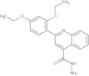 2-(2,4-Diethoxyphenyl)quinoline-4-carbohydrazide