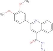 2-(3,4-Dimethoxyphenyl)quinoline-4-carbohydrazide