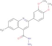 2-(3,4-Dimethoxyphenyl)-6-methylquinoline-4-carbohydrazide