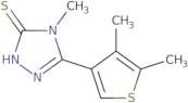 5-(4,5-Dimethylthien-3-yl)-4-methyl-4H-1,2,4-triazole-3-thiol