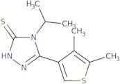 5-(4,5-Dimethylthien-3-yl)-4-isopropyl-4H-1,2,4-triazole-3-thiol