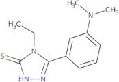 5-[3-(Dimethylamino)phenyl]-4-ethyl-4H-1,2,4-triazole-3-thiol