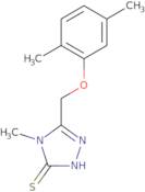 5-[(2,5-Dimethylphenoxy)methyl]-4-methyl-4H-1,2,4-triazole-3-thiol