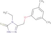 5-[(3,5-Dimethylphenoxy)methyl]-4-ethyl-4H-1,2,4-triazole-3-thiol