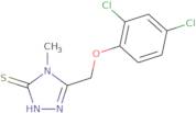 5-[(2,4-Dichlorophenoxy)methyl]-4-methyl-4H-1,2,4-triazole-3-thiol