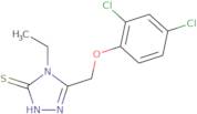 5-[(2,4-Dichlorophenoxy)methyl]-4-ethyl-4H-1,2,4-triazole-3-thiol