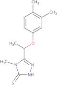 5-[1-(3,4-Dimethylphenoxy)ethyl]-4-methyl-4H-1,2,4-triazole-3-thiol