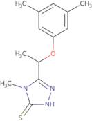 5-[1-(3,5-Dimethylphenoxy)ethyl]-4-methyl-4H-1,2,4-triazole-3-thiol