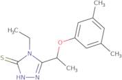 5-[1-(3,5-Dimethylphenoxy)ethyl]-4-ethyl-4H-1,2,4-triazole-3-thiol