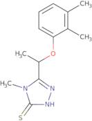 5-[1-(2,3-Dimethylphenoxy)ethyl]-4-methyl-4H-1,2,4-triazole-3-thiol