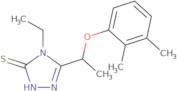 5-[1-(2,3-Dimethylphenoxy)ethyl]-4-ethyl-4H-1,2,4-triazole-3-thiol