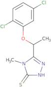 5-[1-(2,5-Dichlorophenoxy)ethyl]-4-methyl-4H-1,2,4-triazole-3-thiol