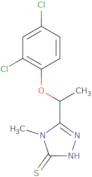 5-[1-(2,4-Dichlorophenoxy)ethyl]-4-methyl-4H-1,2,4-triazole-3-thiol