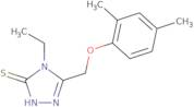 5-[(2,4-Dimethylphenoxy)methyl]-4-ethyl-4H-1,2,4-triazole-3-thiol