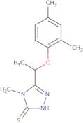 5-[1-(2,4-Dimethylphenoxy)ethyl]-4-methyl-4H-1,2,4-triazole-3-thiol