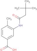 3-[(3,3-Dimethylbutanoyl)amino]-4-methylbenzoic acid