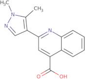 2-(1,5-Dimethyl-1H-pyrazol-4-yl)quinoline-4-carboxylic acid