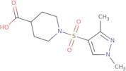 1-[(1,3-Dimethyl-1H-pyrazol-4-yl)sulfonyl]piperidine-4-carboxylic acid