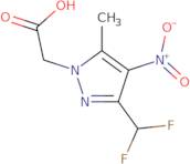 [3-(Difluoromethyl)-5-methyl-4-nitro-1H-pyrazol-1-yl]acetic acid