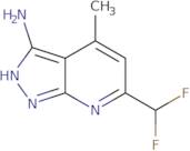 6-(Difluoromethyl)-4-methyl-1H-pyrazolo[3,4-b]pyridin-3-amine