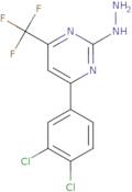 4-(3,4-Dichlorophenyl)-2-hydrazino-6-(trifluoromethyl)pyrimidine