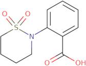 2-(1,1-Dioxido-1,2-thiazinan-2-yl)benzoic acid