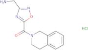 [5-(3,4-Dihydroisoquinolin-2(1H)-ylcarbonyl)-1,2,4-oxadiazol-3-yl]methylamine hydrochloride