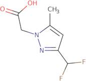 [3-(Difluoromethyl)-5-methyl-1H-pyrazol-1-yl]acetic acid