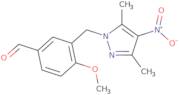 3-[(3,5-Dimethyl-4-nitro-1H-pyrazol-1-yl)methyl]-4-methoxybenzaldehyde