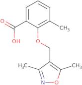 2-[(3,5-Dimethylisoxazol-4-yl)methoxy]-3-methylbenzoic acid