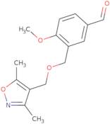 3-{[(3,5-Dimethylisoxazol-4-yl)methoxy]methyl}-4-methoxybenzaldehyde