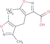 4-[(3,5-Dimethylisoxazol-4-yl)methyl]-5-methylisoxazole-3-carboxylic acid