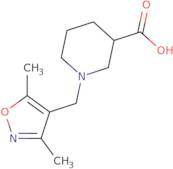 1-[(3,5-Dimethylisoxazol-4-yl)methyl]piperidine-3-carboxylic acid