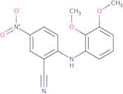 2-[(2,3-Dimethoxyphenyl)amino]-5-nitrobenzonitrile