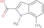 1,7-Dimethyl-1H-indole-2-carboxylic acid