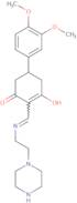 5-(3,4-Dimethoxyphenyl)-2-[(2-piperazin-1-ylethylamino)methylidene]cyclohexane-1,3-dione