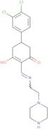 5-(3,4-Dichlorophenyl)-2-{[(2-piperazin-1-ylethyl)amino]methylene}cyclohexane-1,3-dione