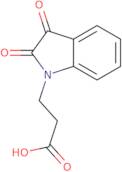 3-(2,3-Dioxo-2,3-dihydro-1H-indol-1-yl)propanoic acid