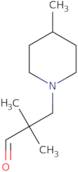 2,2-Dimethyl-3-(4-methylpiperidin-1-yl)propanal