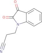 3-(2,3-Dioxo-2,3-dihydro-1H-indol-1-yl)propanenitrile